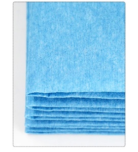 Siêu thấm màu xanh công nghiệp lau cuộn không dệt bụi miễn phí làm sạch giấy cho máy móc ô tô hội thảo an toàn cho dầu - Product Image 3