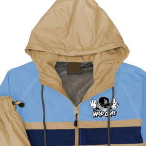 เสื้อกันลมใส่กลางแจ้งสำหรับผู้ชาย, กางเกงมีฮู้ดเอวยางยืดเอวยางยืดระบายอากาศน้ำหนักเบาวิ่งจ๊อกกิ้งวิ่งออกกำลังกายฟิตเนส - Product Image 4