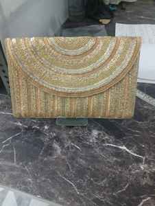 Bolso de Mano Bohemio Elegante Hecho a Mano con Cuentas, Cierre de Cremallera, Forro de Tela Suave, Seguro para la Noche, Moda de Verano - Product Image 2