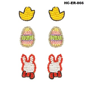 Pendientes de cuentas de semillas tradicionales pero a la moda para niñas y mujeres diseñados para agregar un toque de elegancia a sus trajes de fiesta - Product Image 3