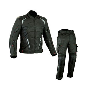 Ensemble de vêtements de sport de course imperméables en Cordura, respirant et coupe-vent, veste de moto de taille plus, pantalon pour hommes - Product Image 1