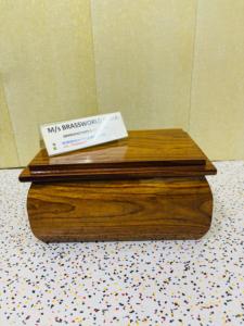 Urne funéraire en bois de style américain de haute qualité, 200 pouces cubes, écologique et biodégradable par Brassworld India - Product Image 3