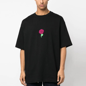 Venta al por mayor de diseño personalizado lavado con ácido hombres camiseta de alta calidad Streetwear nueva moda Casual piedra lavado camiseta - Product Image 1