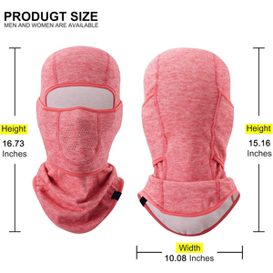 Máscara pasamontañas con logotipo personalizado, cálida y transpirable para deportes de invierno y motociclismo, Aventuras al aire libre, incluida la pesca - Product Image 6