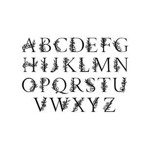 กล่องเก็บของประดับตัวอักษรลายดอกไม้สำหรับของที่ระลึก - Product Image 4