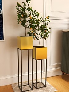 Macetas de Metal de la mejor calidad con soporte para la decoración del hogar y el jardín Macetas con revestimiento en polvo a bajo precio - Product Image 2