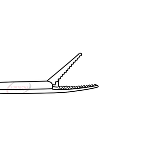 Pince de précision manuelle WULLSTEIN droite 0,8 x 6 mm en acier inoxydable pour instrument chirurgical ORL, certifiée CE - Product Image 2