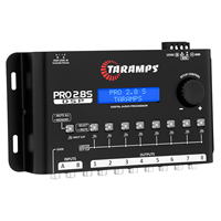 DSP Taramps Pro 2.8S Crossover, processeur audio numérique complet, égaliseur, séquenceur, égalisation graphique 15 bandes, 12 aluminium