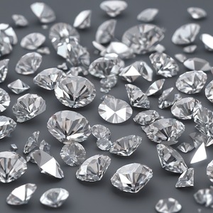 Diamantes CVD Cultivados en Laboratorio, Corte Brillante Redondo, Forma de Estrella, Color E F, Claridad VVS1, Certificados por IGI, Piedras Sueltas para Joyería Fina - Product Image 3