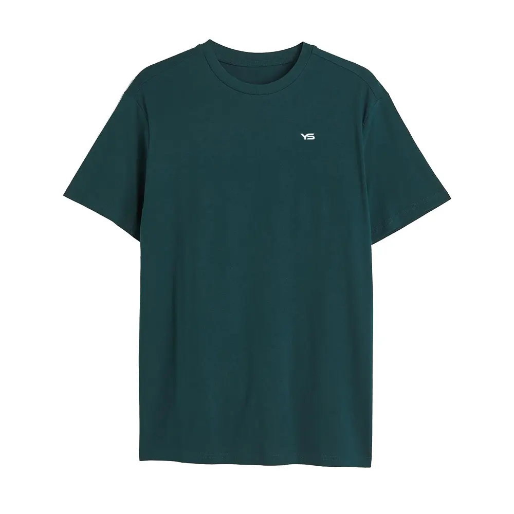 T-shirt personnalisé OEM vente en gros, impression de Logo personnalisé 100% coton T-shirt homme T-shirt uni mode T-shirt par Yaseen Sports