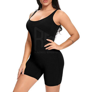 Monos de Fitness sin mangas de secado rápido personalizados para mujer, mono de entrenamiento transpirable, mono de yoga y gimnasio, estilo informal - Product Image 2