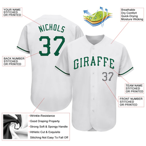 Camiseta de béisbol personalizada con nombre de equipo y logotipo, camisetas deportivas hechas de LICRA de poliéster - Product Image 3