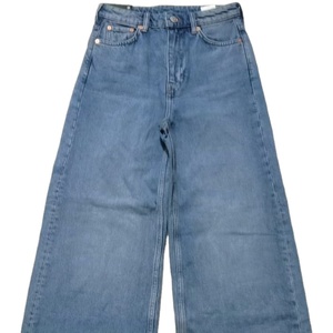 2023 nouveau élégant personnalisable Sexy dames Denim pantalon qualité jambe large pantalons longs grande taille femmes jean pantalon du Bangladesh - Product Image 1