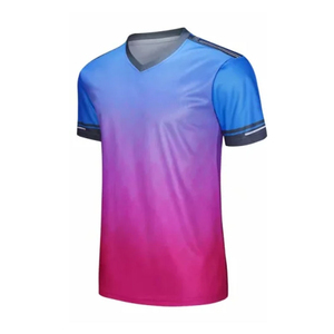 Maillot de football personnalisé pour adultes - Respirant, séchage rapide, léger, 100% polyester, vêtements de sport d'entraînement en plein air - Product Image 2