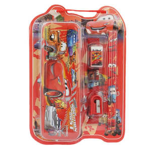 Cars 2 Stationery Set 5 Pcs - <b>Red</b> - Product Image 1