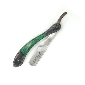 Navaja de afeitar recta, rasuradora de acero, navaja de barbero plegable, herramientas manuales para depilación - Product Image 6