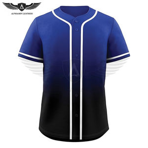 2025 Pakistán hecho en diferentes colores contrastados último diseño de la mejor calidad de talla grande ropa de equipo deportivo camisetas de béisbol - Product Image 5