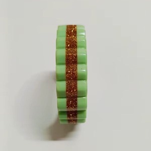 Brazalete de Resina para Mujer, Elegante, Hecho a Mano, Diseño de Joyería de Moda, Brazalete de Resina - Product Image 3