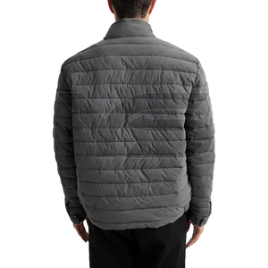 Chaqueta de burbuja de moda para hombre-Chaqueta acolchada impermeable de alta calidad-Chaqueta con logotipo personalizado transpirable a prueba de viento con cierre de cremallera - Product Image 3