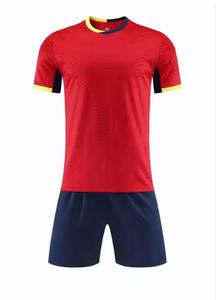 ชุดเสื้อฟุตบอลคอกลมสำหรับผู้ชายสไตล์ร้อนแรงพร้อมเทคนิคการตัดแบบอัตโนมัติ - Product Image 6