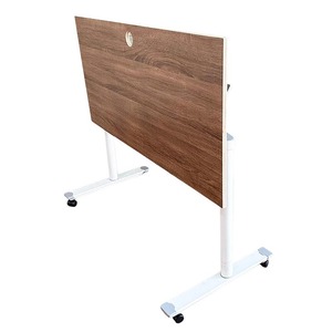 Minimally Designed <b>Foldable</b> Office <b>Table</b> <b>with</b> Iron <b>Legs</b>-SAIL HBMS008 - Product Image 1