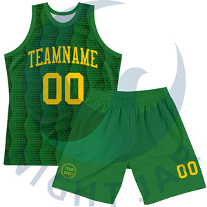 Ensemble d'équipes sportives de basket-ball de maillot numérique personnalisé Uniforme de basket-ball Maillot Cheer sublimé - Product Image 1