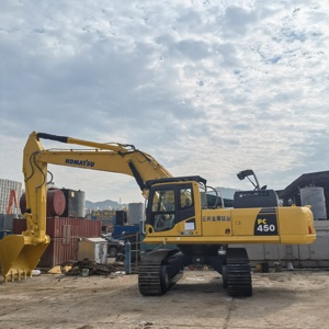 Excavadora sobre orugas grande fabricada en Japón PC450 PC400 pala de movimiento de tierras Komatsu 95%, segunda mano nueva excavadora sobre orugas Komatsu - Product Image 4