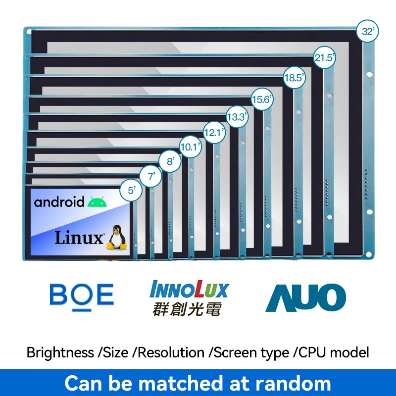 จอแสดงผล TFT LCD แบบตั้งโปรแกรมได้ระดับสูงขนาด 7 นิ้วพร้อมโปรแกรมและความละเอียดสูง 800 * 480 สําหรับใช้ในอุตสาหกรรม