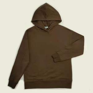 Jersey con capucha de manga larga informal holgado para hombre y mujer de algodón 100% personalizado, ropa de calle de invierno, sudaderas de punto estampadas - Product Image 2