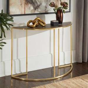 High-end Metal <b>Console</b> <b>Table</b> with Polished Design for Modern Luxury-inspired Living Rooms - Product Image 4