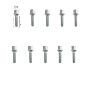 10 ch.17 boulons sphériques 12x1.5 l.40mm - Product Image 1