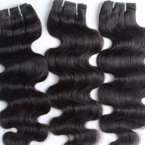 Non traité indien ondulé Remy cheveux trame Bundle alignement du fabricant cuticules pas de déchirure ou perte 100% cheveux humains - Product Image 2