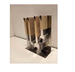 Venta al por mayor de artículos de lujo para hoteles, juego de cubiertos de acero espejado con alto espejo pulido, diseño antiguo europeo de plata y oro para fiestas - Product Image 5