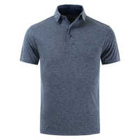 Los hombres más vendidos para camisetas de polo 100% algodón Diseño ligero y elegante Tela peinada-para la venta en línea