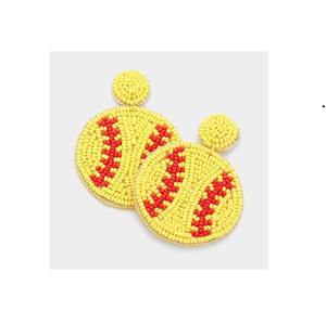 Pendientes colgantes de cuentas de semillas hechos a mano, regalo para niñas, ropa de fiesta de San Valentín y Navidad - Product Image 3