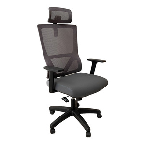Silla de Oficina Ergonómica HOM1081-01, Altura Ajustable, Minimalista, Contemporánea, Respaldo de Malla, Reposacabezas Ajustable, Tela de Espuma - Product Image 6