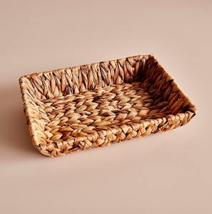 Bandeja trenzada de excelente calidad para exhibir joyas, bandejas de jacinto de agua hechas a mano a bajo precio - Product Image 3