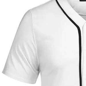 Meilleures ventes Uniforme de baseball respirant à motif uni pour hommes Logo personnalisé Vêtements d'équipe avec logo avant Style de jeu de positions - Product Image 5