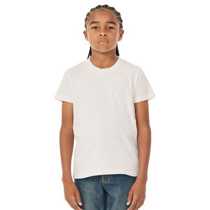Camisetas de manga corta personalizadas para niños 100% algodón de alta calidad de estilo de punto sólido Tops ropa de hombre - Product Image 4