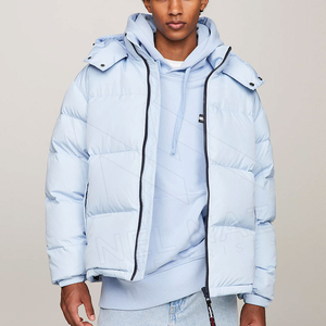 2026 nouveau gros personnalisé hommes col montant hiver imperméable rembourré bulle veste matelassée extérieur personnalisé bouffant veste pour hommes - Product Image 2