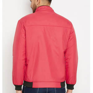 Chaqueta Bomber de Invierno para Hombre, Estilo Casual, Tallas Grandes, Color Sólido, Cuello Camisero, Cierre de Cremallera, Teñido Liso, Impermeable, ¡Gran Venta! - Product Image 3