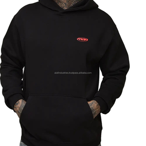 Nouveautés : sweats à capuche de moto avec grand logo imprimé, style tendance, entièrement doublés en polaire, protection intégrale en Kevlar pour motards - Product Image 2