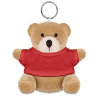 Porte-clés personnalisé Mepal en acier inoxydable avec ours en peluche et design portable pour mousquetons promotionnels