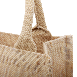 Lilly – Borsa in juta stampabile con pieghe sul fondo e sui lati - Product Image 3
