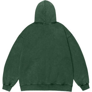Venta al por mayor pulóver peso pesado 100% algodón Sudadera con capucha hombres logotipo personalizado bordado 500 Gsm a granel en blanco francés Terry sudaderas con capucha de gran tamaño - Product Image 2