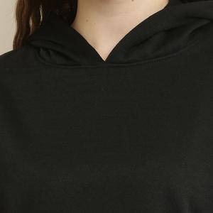 <b>Women's</b> Wholesale Fitness Tracksuit Drop Shoulder <b>Warm</b> Long Sleeve Crop <b>Top</b> Hoodie & Sweatpants for Sportswear Style - Product Image 6