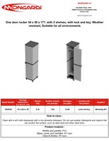 Armoires pliantes multifonctionnelles en PVC imperméable de conception modulaire moderne, fabrication italienne Mongardi, systèmes d'organisation de placards ISO
