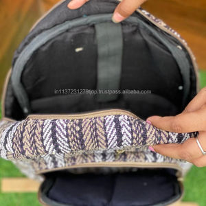 Nuevo diseño de mochilas de cáñamo ecológicas al aire libre al por mayor personalizado senderismo gran capacidad mochila de viaje informal mochila para ordenador portátil - Product Image 6