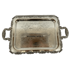 Bandeja de Chocolate Ovalada de Metal Ecológica, Plato de Lujo Hecho a Mano, Diseño Personalizado, Moderno y Lujoso - Product Image 2