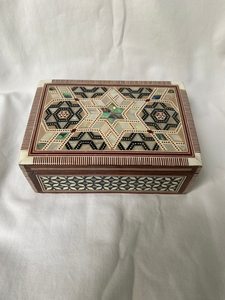 Boîte à bijoux élégante en bois nacré boîte-cadeau de stockage en gros pour le stockage des cosmétiques - Product Image 3